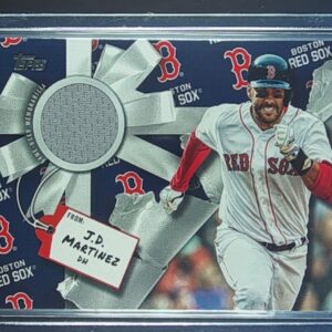 2019 Topps Holiday J.D. Martinez JSY #WHR-JM Sox Relics