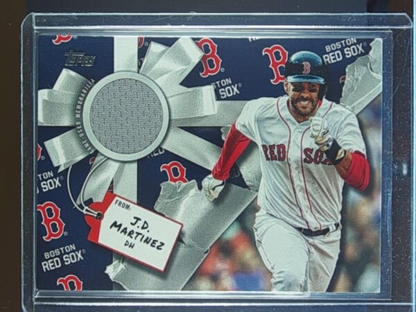 2019 Topps Holiday J.D. Martinez JSY #WHR-JM Sox Relics