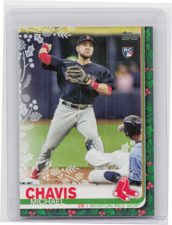 2019 Topps Holiday Michael Chavis RC #HW23 Sox