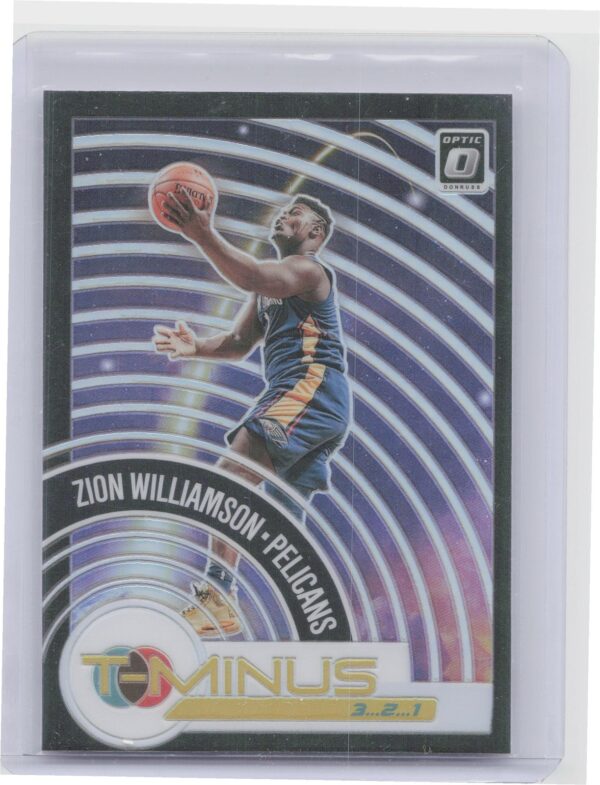 2020-21 Donruss Optic Zion Williamson #8 Pelicans T Minus 3...2...1 Holo