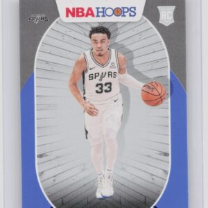 2020-21 Hoops Tre Jones Purple Rookie RC #208 Spurs