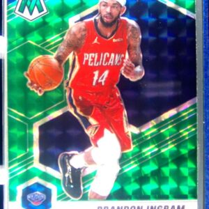 2020-21 Mosaic Brandon Ingram Mosaic Green #184 Pelicans