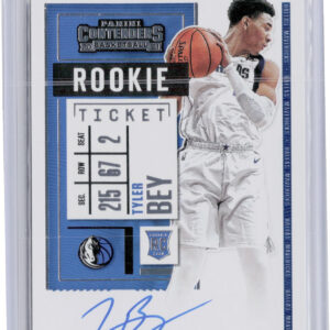 2020-21 Panini Contenders Tyler Bey AU RC #138 Mavericks
