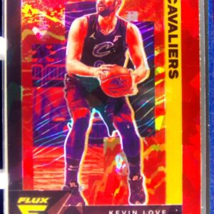 2020-21 Panini Flux Kevin Love Red Wave #34 Cavaliers