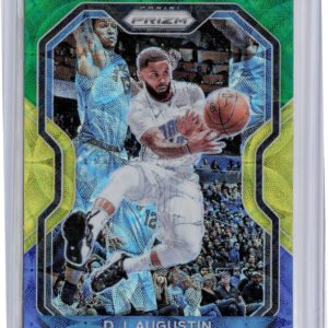 2020-21 Panini Prizm D.J. Augustin Choice Blue, Yellow and Green Prizms #161 Mag