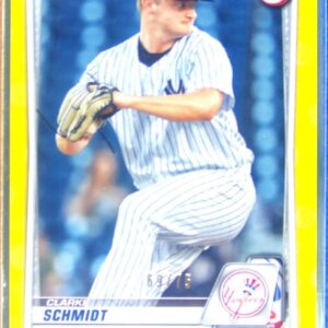 2020 Bowman Clarke Schmidt /75 #BP-53 Yankees Prospects Yellow