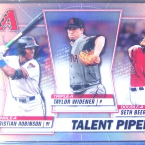 2020 Bowman Kristian Robinson / Taylor Widener / Seth Beer #TP-ARI Diamondbacks