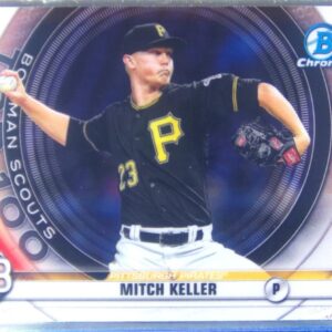 2020 Bowman Mitch Keller #BTP-38 Pirates Chrome Bowman Scouts Top 100