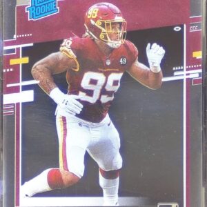 2020 Chronicles Chase Young RC #RR-CY Team Clearly Donruss Rated Rookies