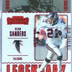 2020 Contenders Deion Sanders #LC-DSA Falcons Legendary Contenders Ruby