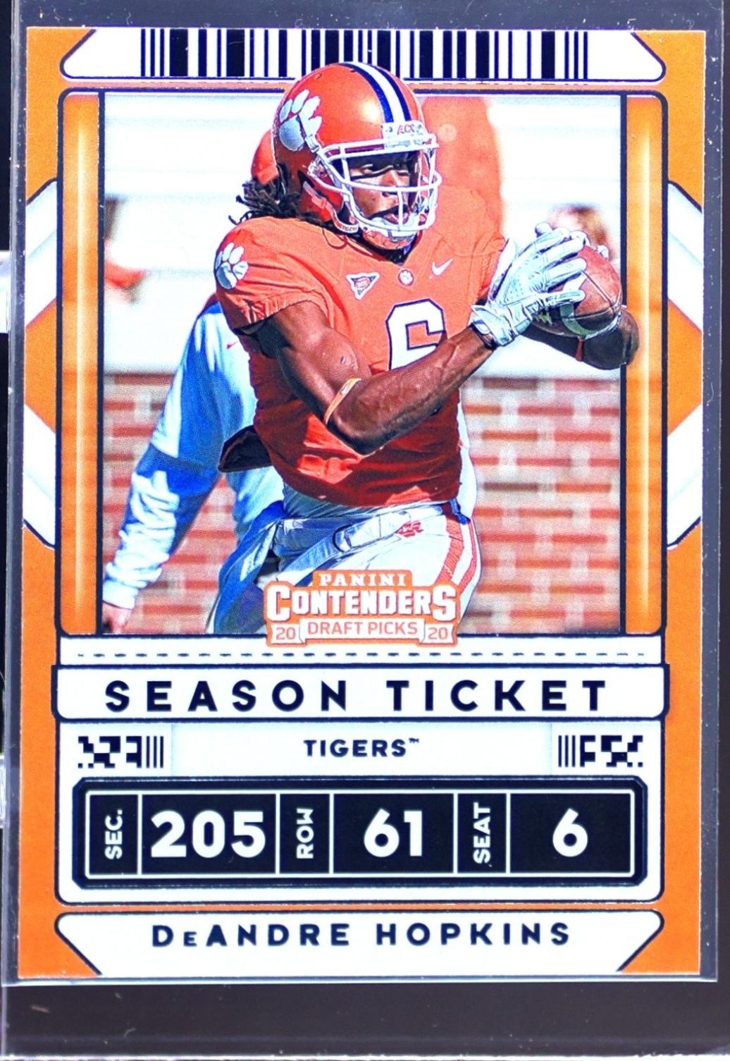 2020 Contenders Draft Picks DeAndre Hopkins #27 Tigers
