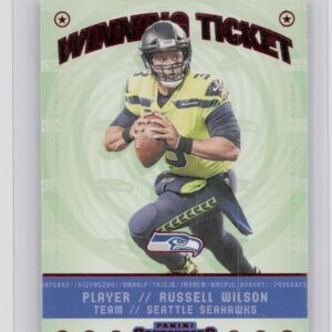 2020 Contenders Russell Wilson #WT2 Seahawks Winning Ticket Ruby