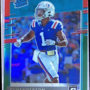 2020 Donruss CJ Henderson RC #P-348 Jaguars Optic Preview Red and Green