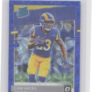 2020 Donruss Optic Cam Akers Blue Scope #175 Rams
