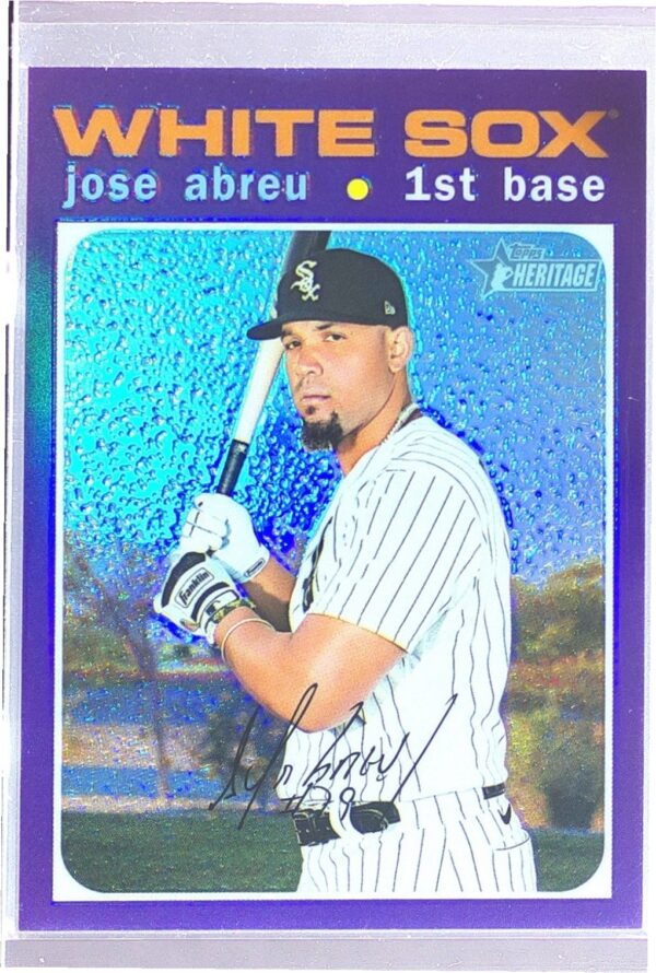 2020 Heritage Jose Abreu Chrome Purple Refractor #THC-707 Sox
