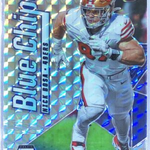 2020 Mosaic Nick Bosa #BC2 49ers Blue Chips Prizm