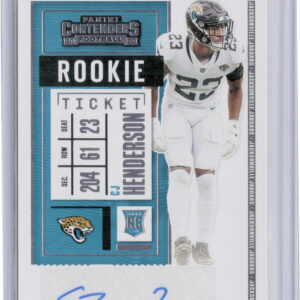 2020 Panini Contenders CJ Henderson AU RC #144 Jaguars