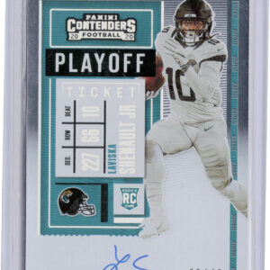 2020 Panini Contenders Laviska Shenault Jr. Playoff Ticket AU SN99 #117 Jaguars