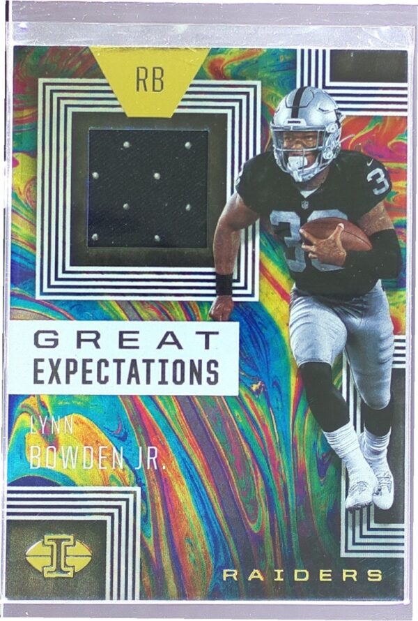 2020 Panini Illusions Lynn Bowden Jr. JSY #GE32 Raiders Great Expectations