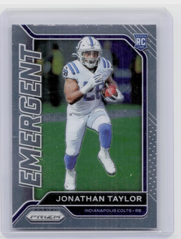 2020 Panini Prizm Jonathan Taylor #4 Colts Emergent