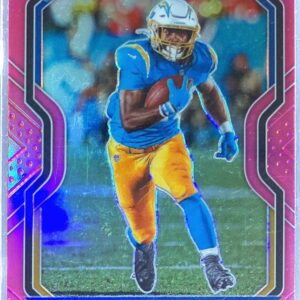 2020 Prizm Joshua Kelley Prizm Pink RC #326 Chargers