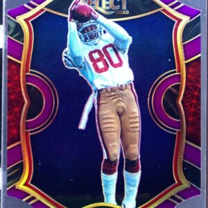 2020 Select Jerry Rice Purple Prizm Die Cut #20 49ers