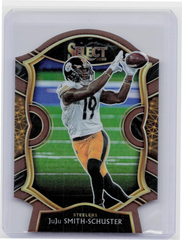2020 Select JuJu Smith-Schuster Maroon Prizm Die Cut #40 Steelers