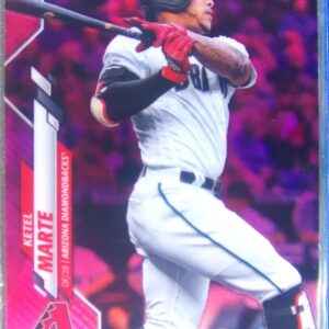 2020 Topps Chrome Ketel Marte Pink Refractor #151 Diamondbacks