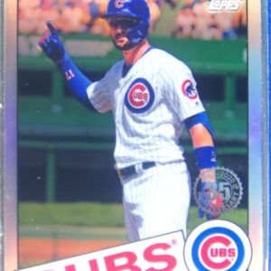 2020 Topps Chrome Kris Bryant #85TC-9 Cubs 1985 Topps Baseball 35th Anniversary