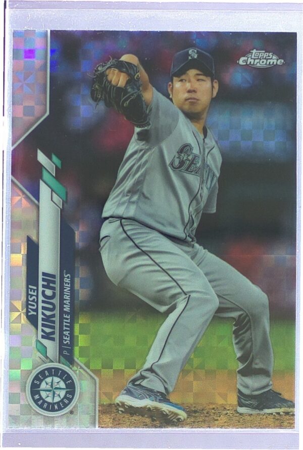 2020 Topps Chrome Yusei Kikuchi X Fractor Refractor #48 Mariners