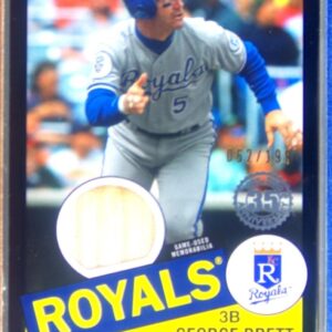 2020 Topps George Brett JSY /199 #85R-GB Royals 1985 Topps Baseball 35th Anni