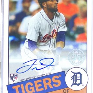 2020 Topps Travis Demeritte Auto #85A-TD Tigers 1985 Topps 35th Anniversary
