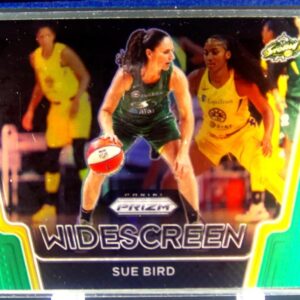 2021-22 Panini Prizm WNBA Sue Bird #5 Storm Widescreen Prizms Green
