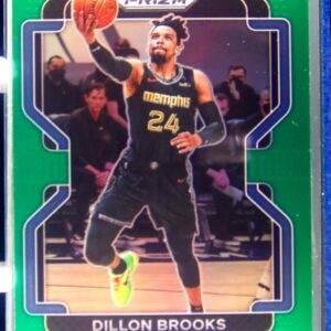 2021-22 Prizm Dillon Brooks Green #202 Grizzlies