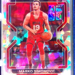 2021-22 Prizm Marko Simonovic Ice RC #166 Bulls