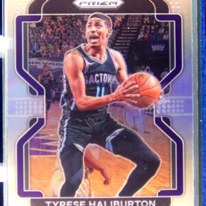 2021-22 Prizm Tyrese Haliburton Silver #196 Kings