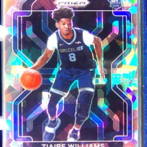 2021-22 Prizm Ziaire Williams Ice RC #313 Grizzlies