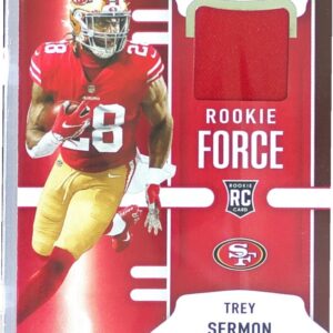2021 Absolute Trey Sermon JSY RC #RF-TSE 49ers Rookie Force