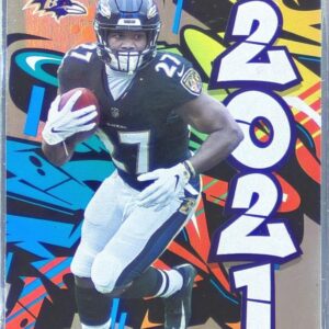 2021 Certified J.K. Dobbins Graffiti #2021-8 Ravens 2021