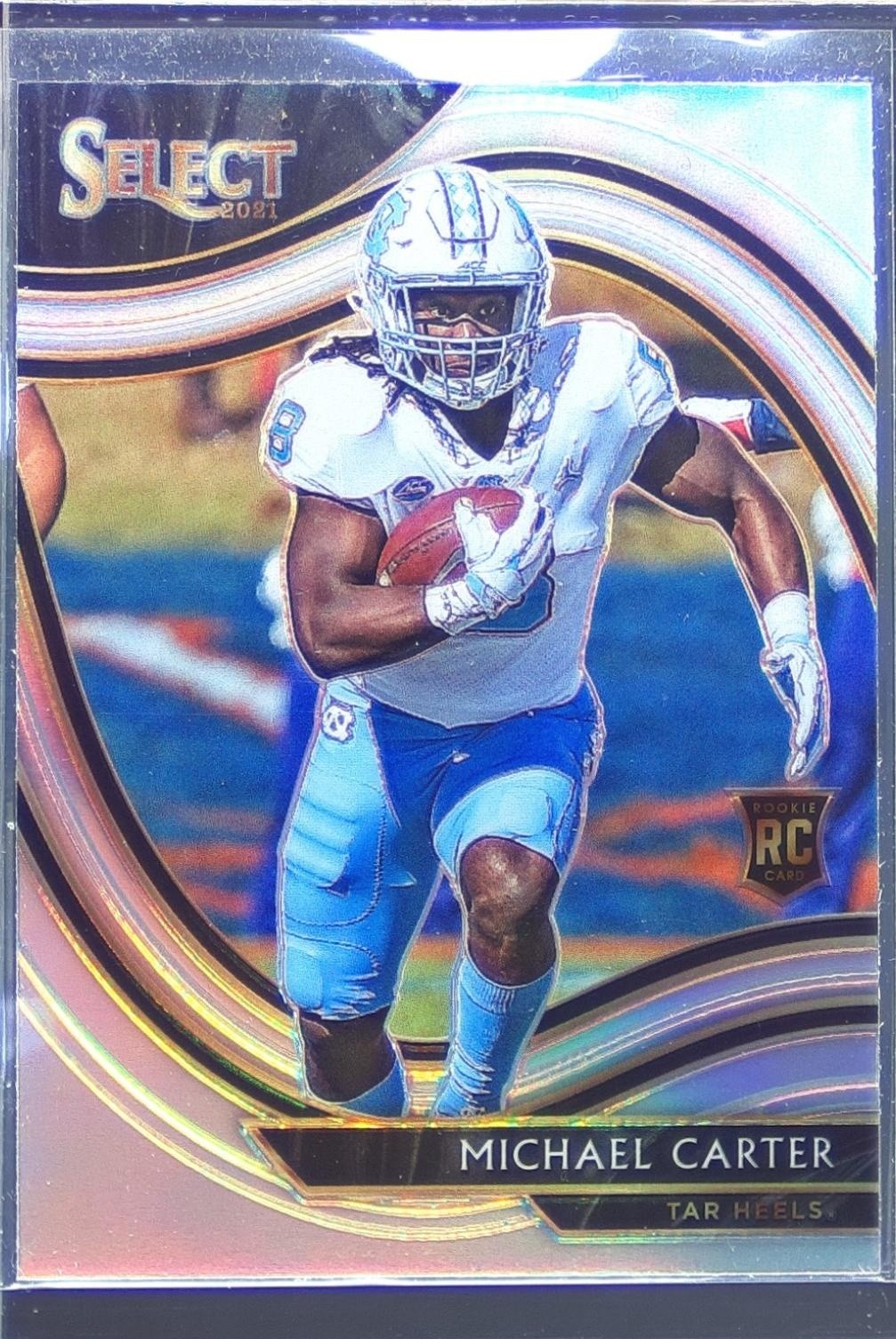 2021 Chronicles Draft Michael Carter Select Silver RC #253 Heels