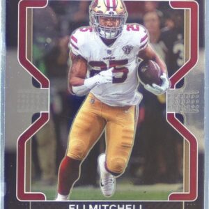 2021 Chronicles Eli Mitchell RC #PB-25 49ers Prizm Black