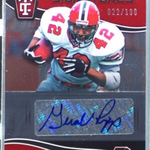 2021 Chronicles Gerald Riggs Auto /100 #TCS-GRI Falcons Totally Certified