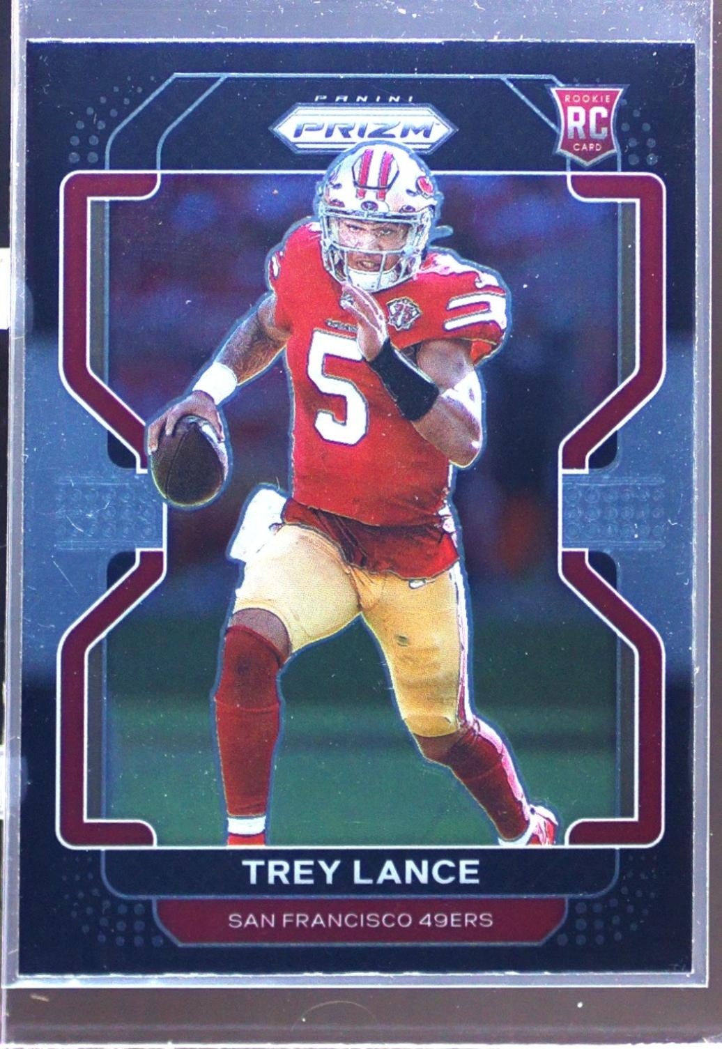 2021 Chronicles Trey Lance RC #PB-4 49ers Prizm Black