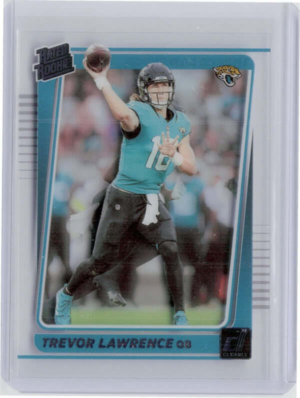 2021 Clearly Donruss Trevor Lawrence RC #51 Jaguars