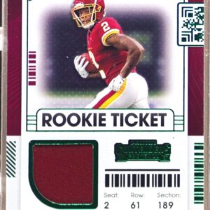 2021 Contenders Dyami Brown RC JSY #RSV-DBR Team Rookie Ticket Swatches Var