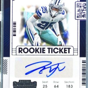 2021 Contenders Nahshon Wright RC Auto #269 Cowboys
