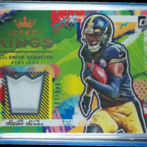 2021 Donruss JuJu Smith-Schuster MEM SN100 #JK7 Steelers Jersey Kings Studio Ser