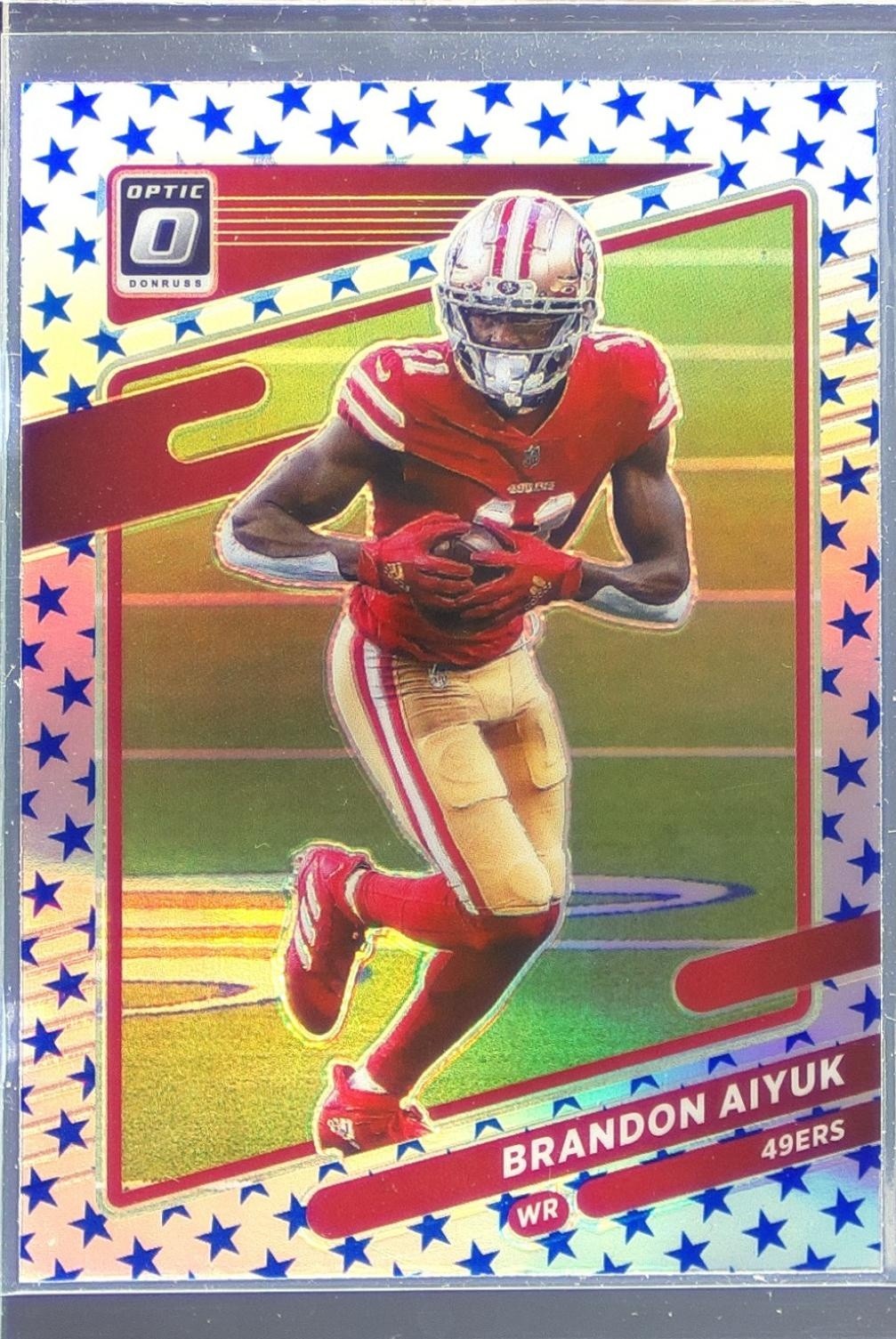 2021 Donruss Optic Brandon Aiyuk Stars #189 49ers