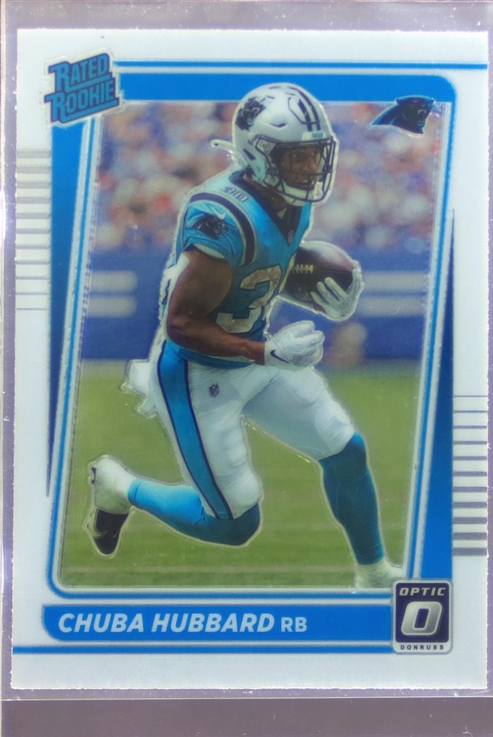 2021 Donruss Optic Chuba Hubbard RC #225 Panthers