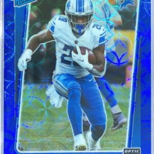 2021 Donruss Optic Jermar Jefferson Blue Scope RC #296 Lions